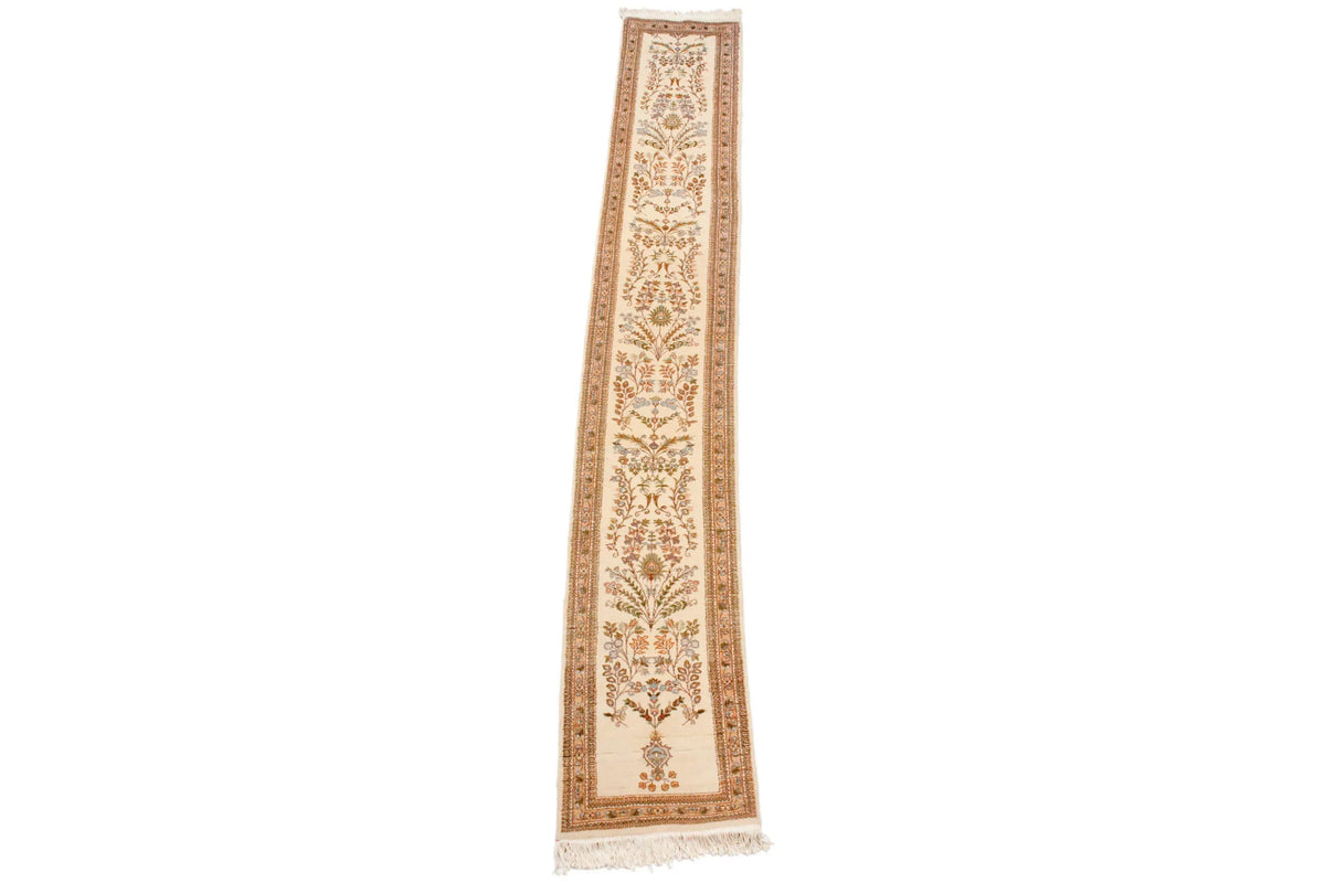 2x12.5 Vintage Tabriz Rug Runner
