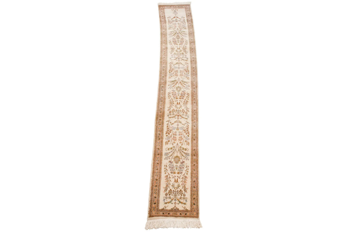 2x12.5 Vintage Tabriz Rug Runner