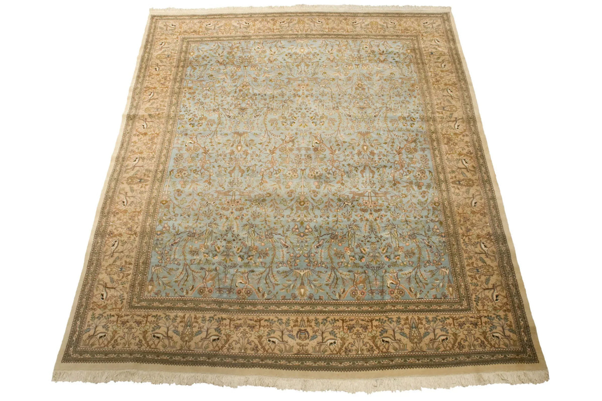 10x13 Vintage Tabriz Carpet