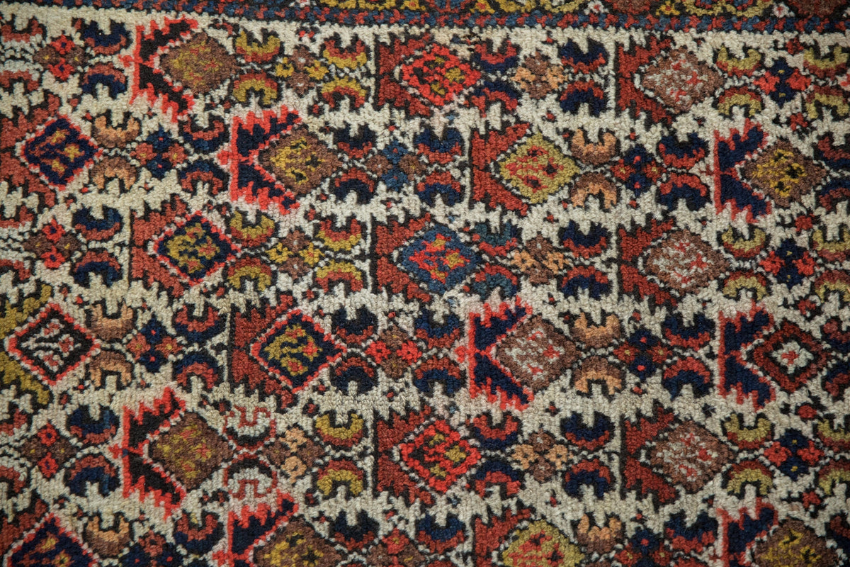 4x11.5 Vintage Hamadan Rug Runner