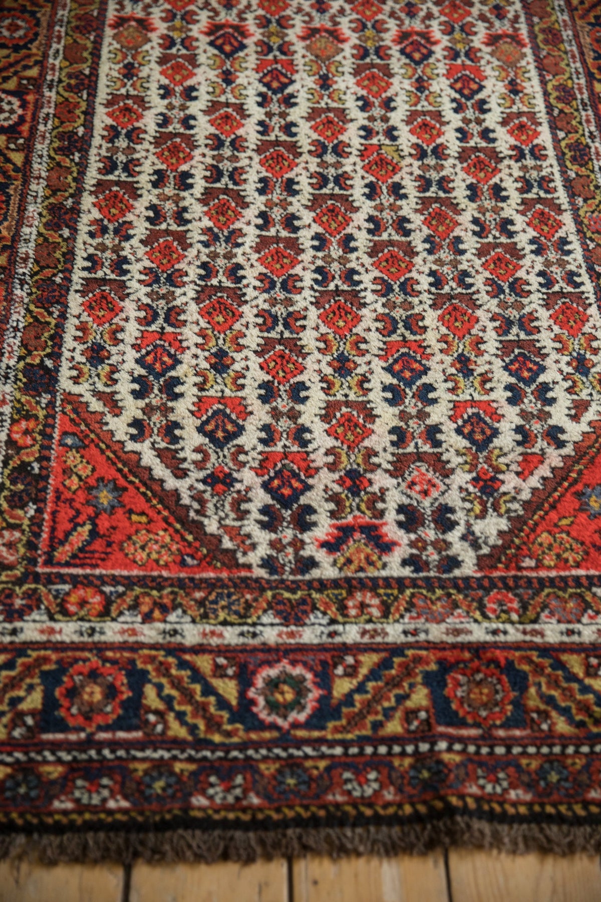 4x11.5 Vintage Hamadan Rug Runner