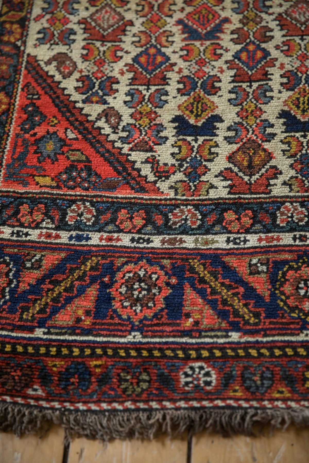 4x11.5 Vintage Hamadan Rug Runner