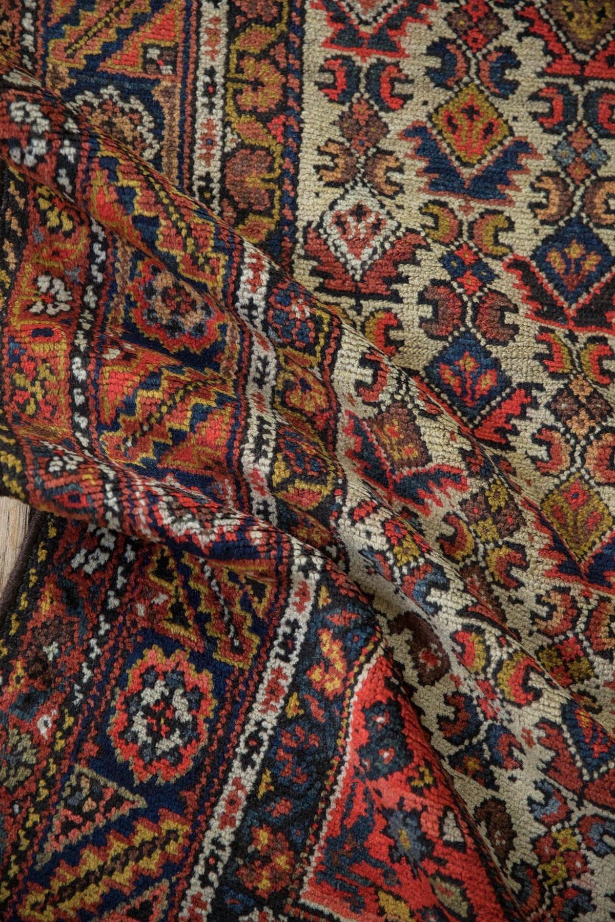 4x11.5 Vintage Hamadan Rug Runner