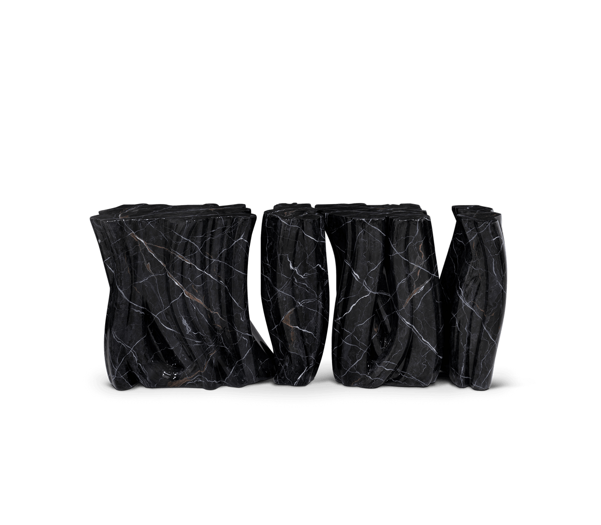 Monochrome Faux-marble Console by Boca do Lobo