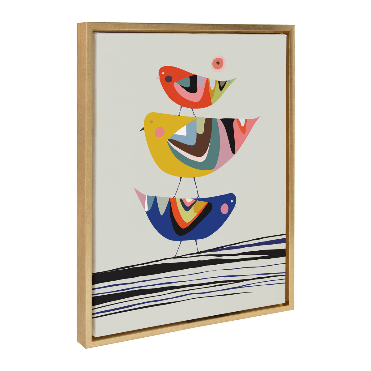 Sylvie The Family Tree Framed Canvas by Rachel Lee of My Dream Wall