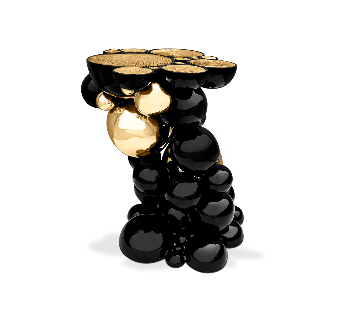 Newton Aluminium Top Side Table by Boca do Lobo