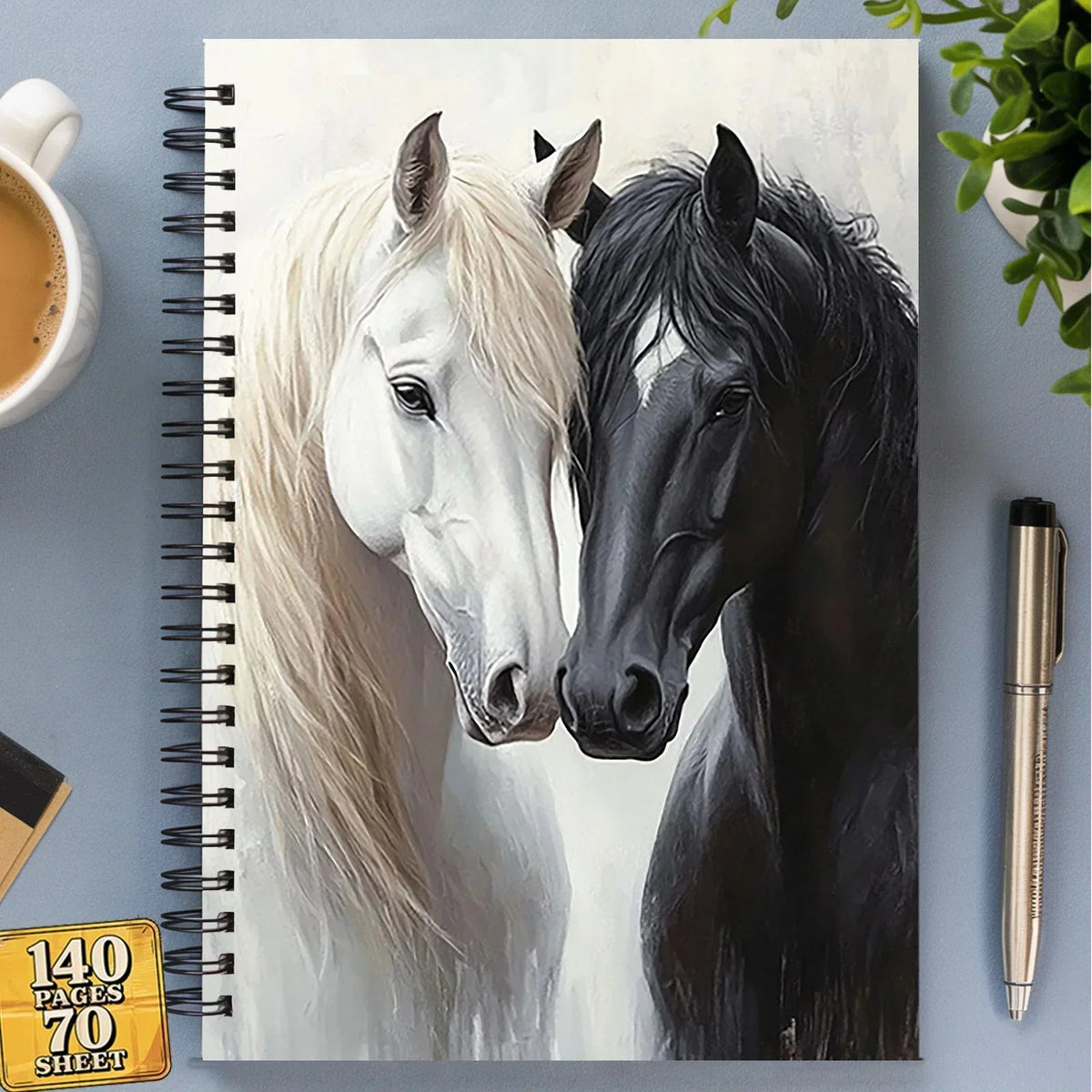 Notebook - Spiral Bound Horse Cover