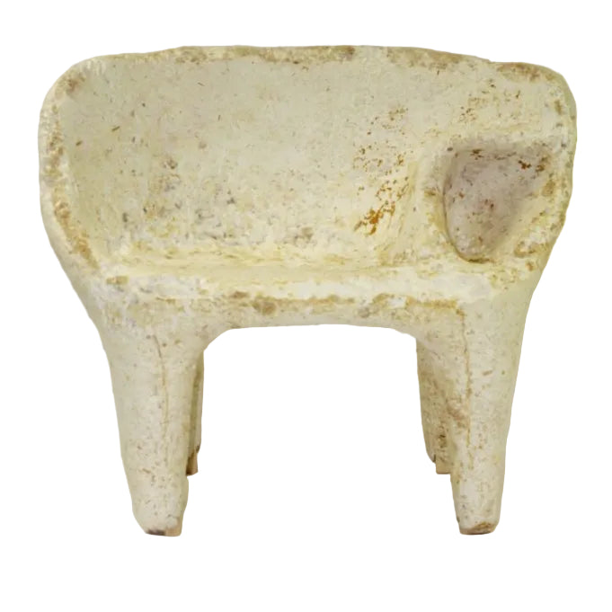 Zwampen biocasted armchair