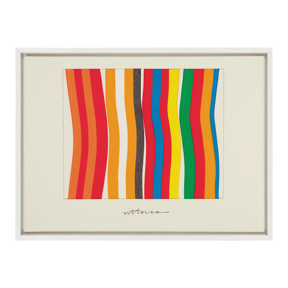 Sylvie Im Parallel to Myself Framed Canvas by Amber Vittoria