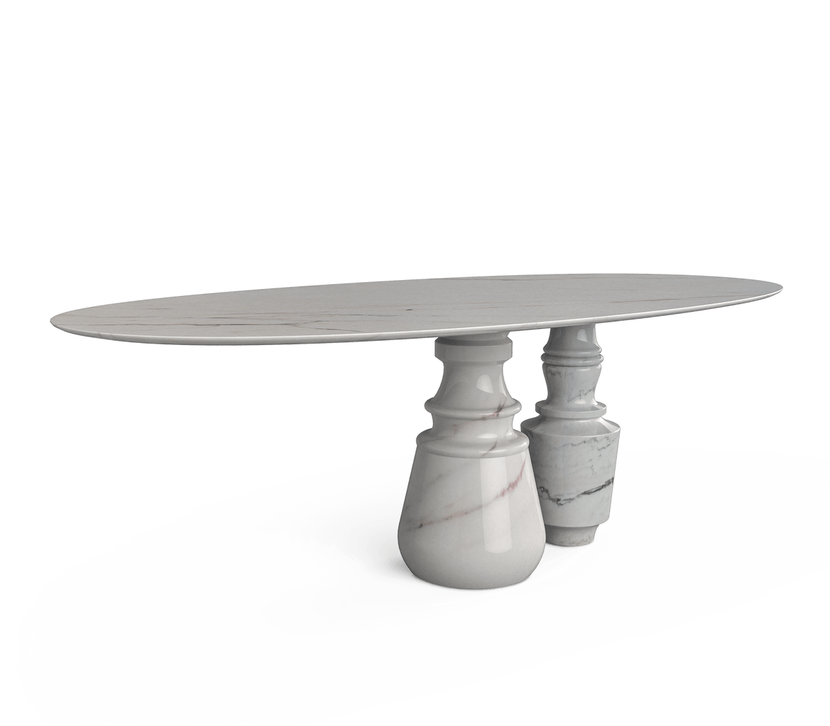 Pietra Oval Estremoz Dining Table by Boca do Lobo