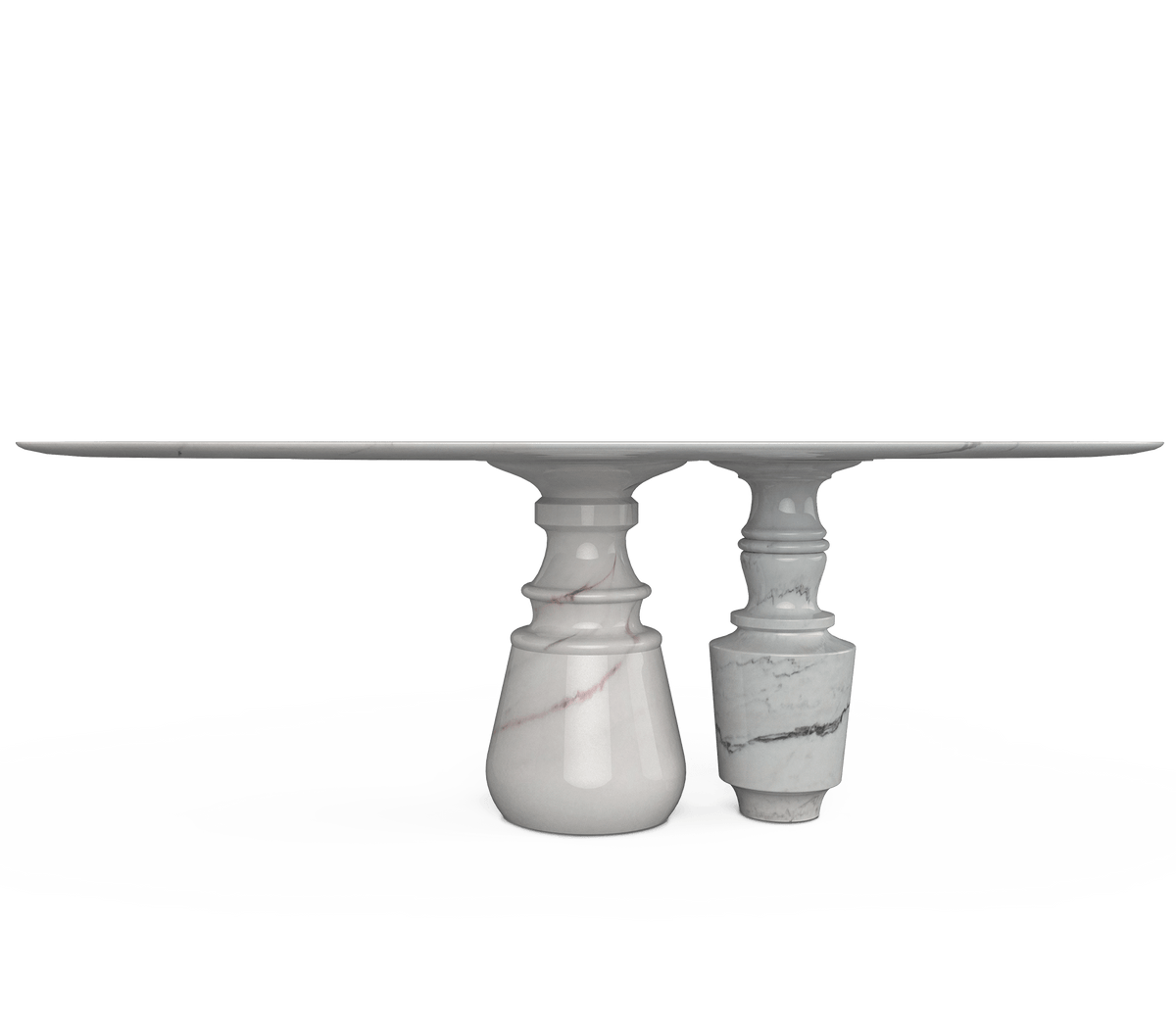 Pietra Oval Estremoz Dining Table by Boca do Lobo – view 2