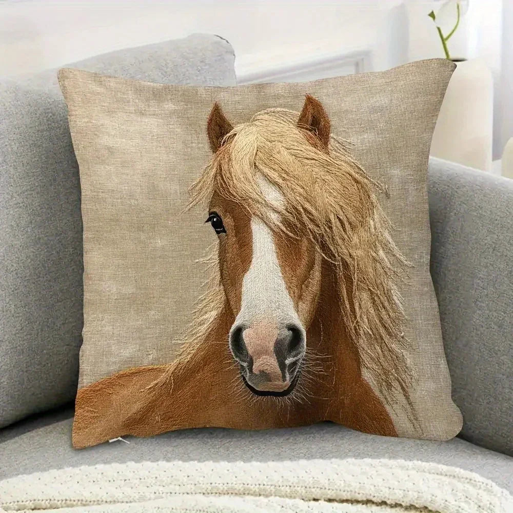 Pillow - Plush Brown 45x45cm