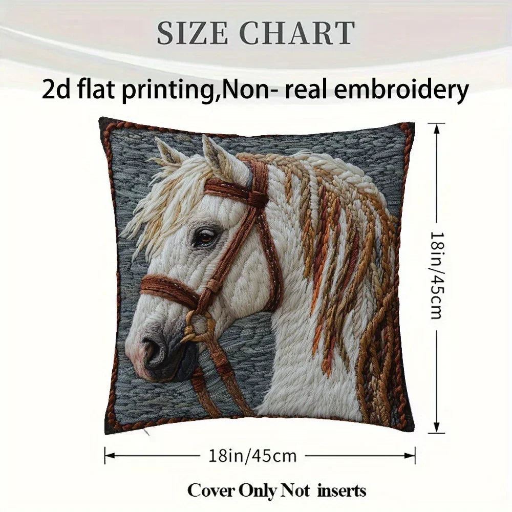 Pillowcase - Plush White 45x45cm