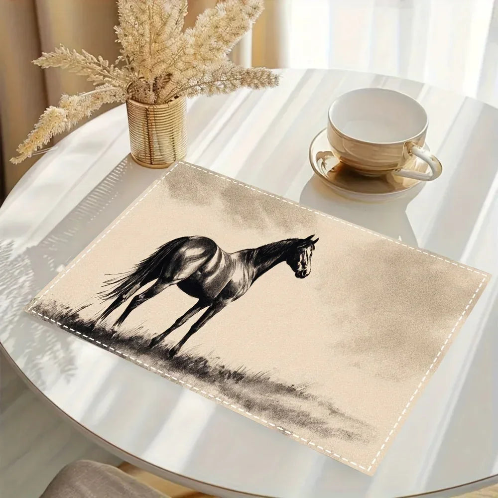 Placemats - Vintage Beige Linen 30x46cm
