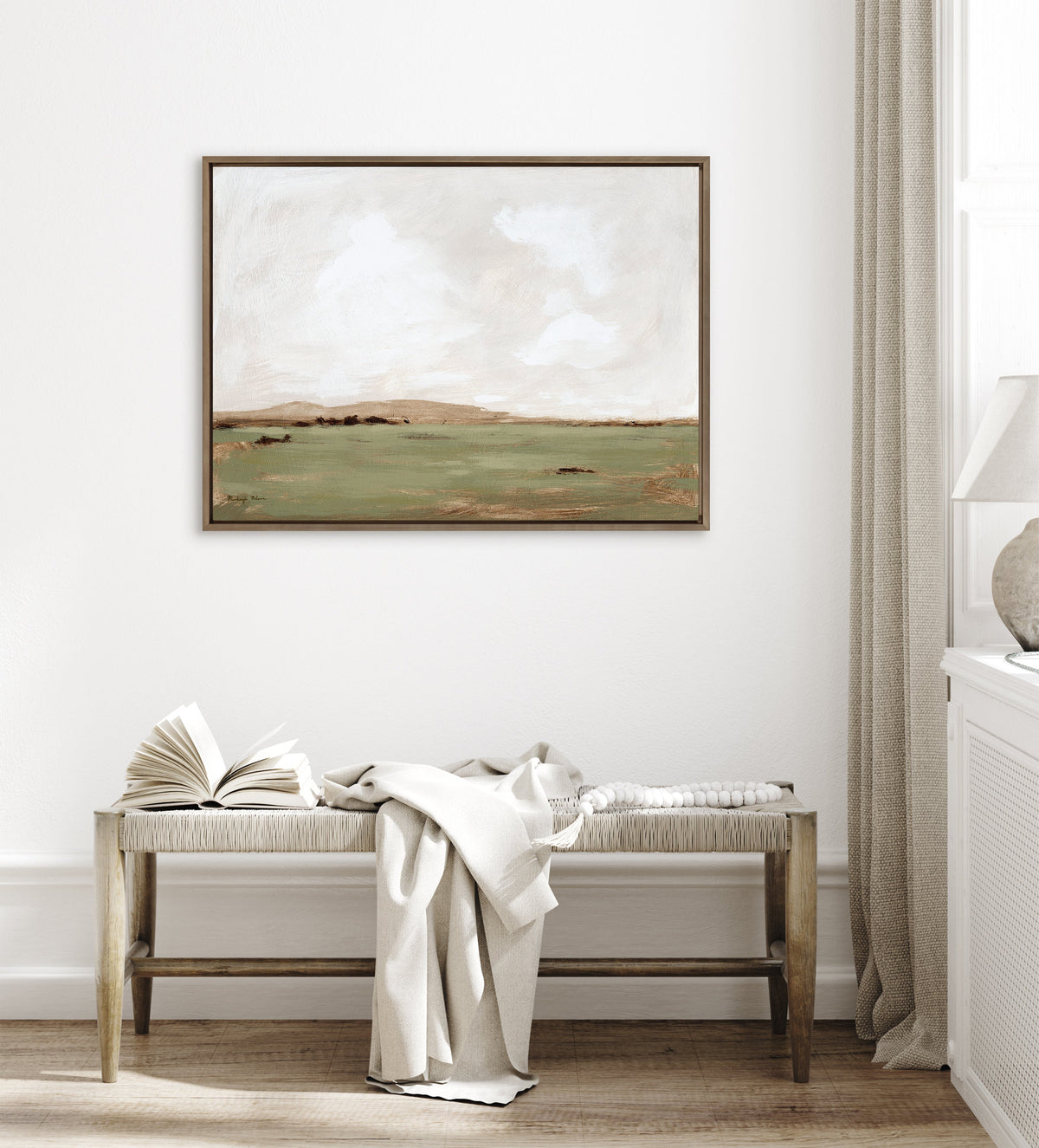 Sylvie Rest No 2 Framed Canvas by Mackenzie Nelson