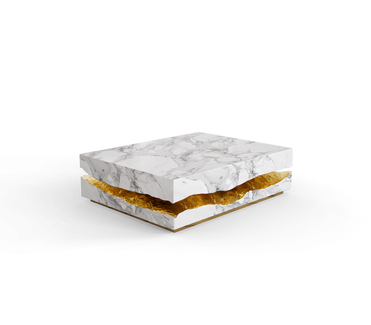 Quarry Portoro Marble Center Table by Boca do Lobo – view 4