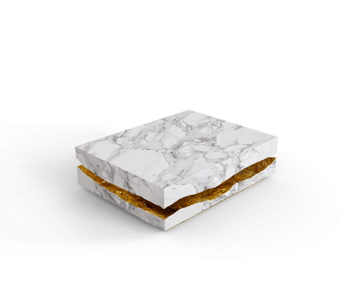 Quarry Portoro Marble Center Table by Boca do Lobo – view 5