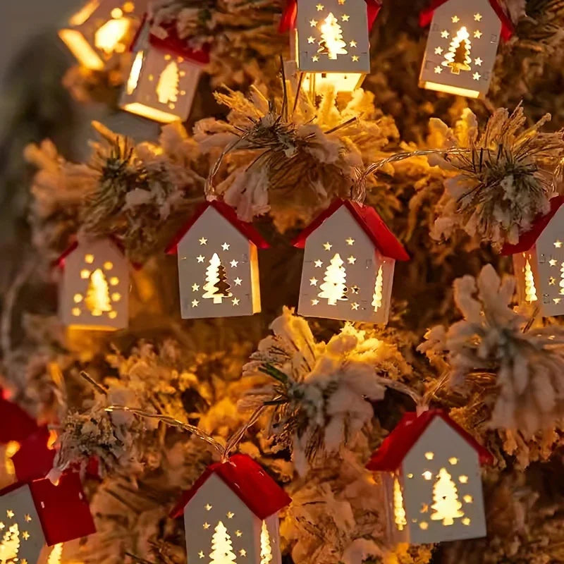 Red 2M 10 LED Fairy Lights - Battery Operated