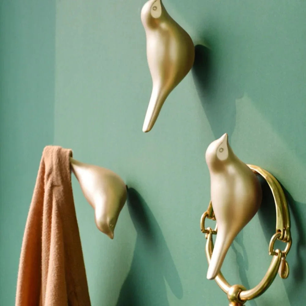 Resin Bird Wall Hook - Heavy Duty Key Holder with 3D Design — House of Avana, view 1 of 30