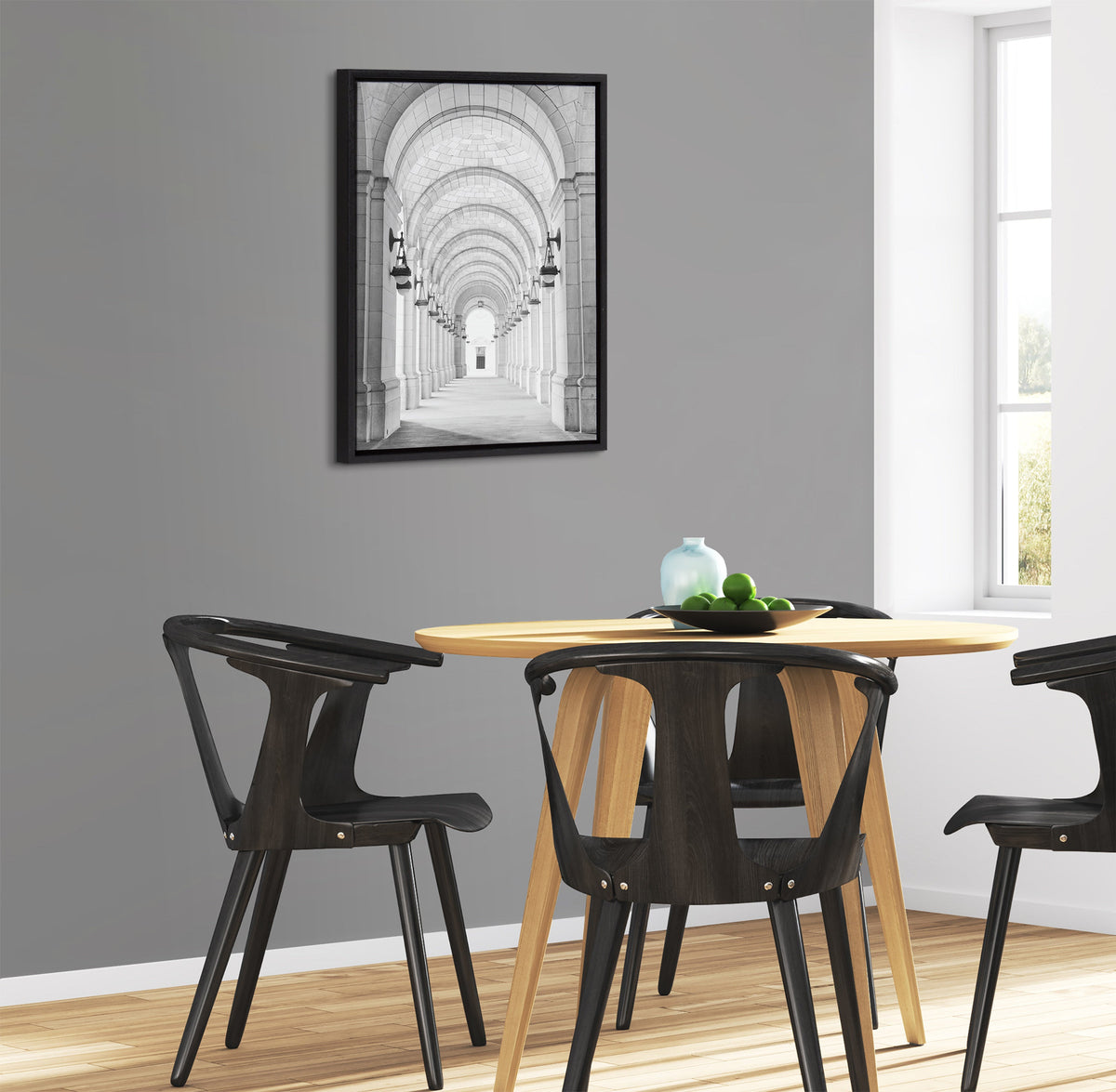 Sylvie Union Station Framed Canvas by Golie