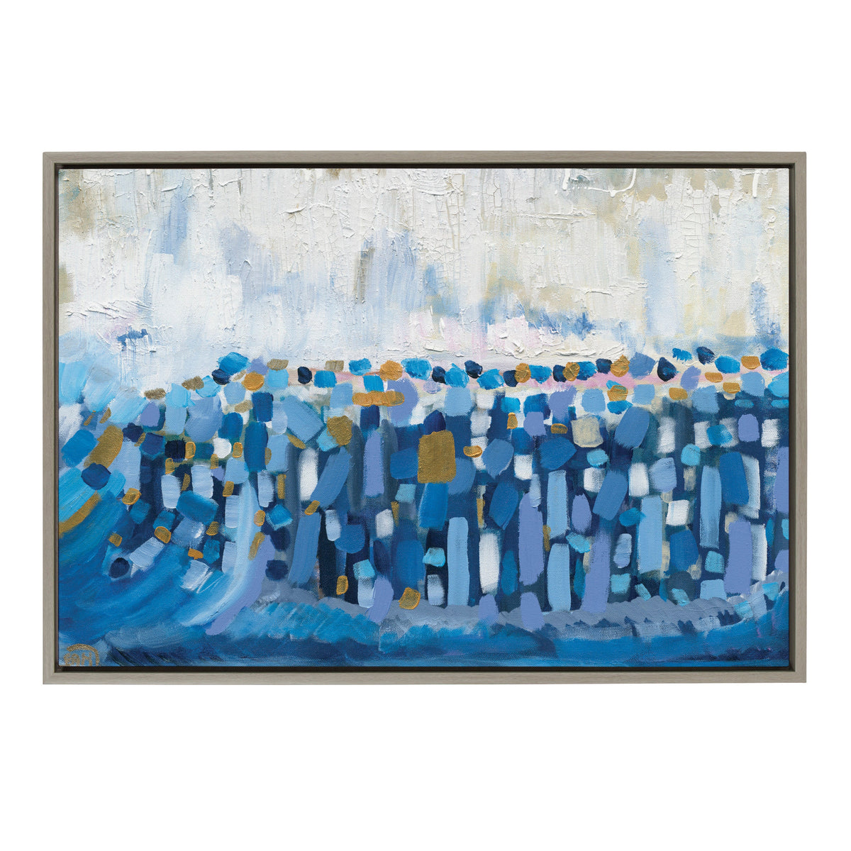 Sylvie Queen Elizabeth II Framed Canvas by Leah Nadeau