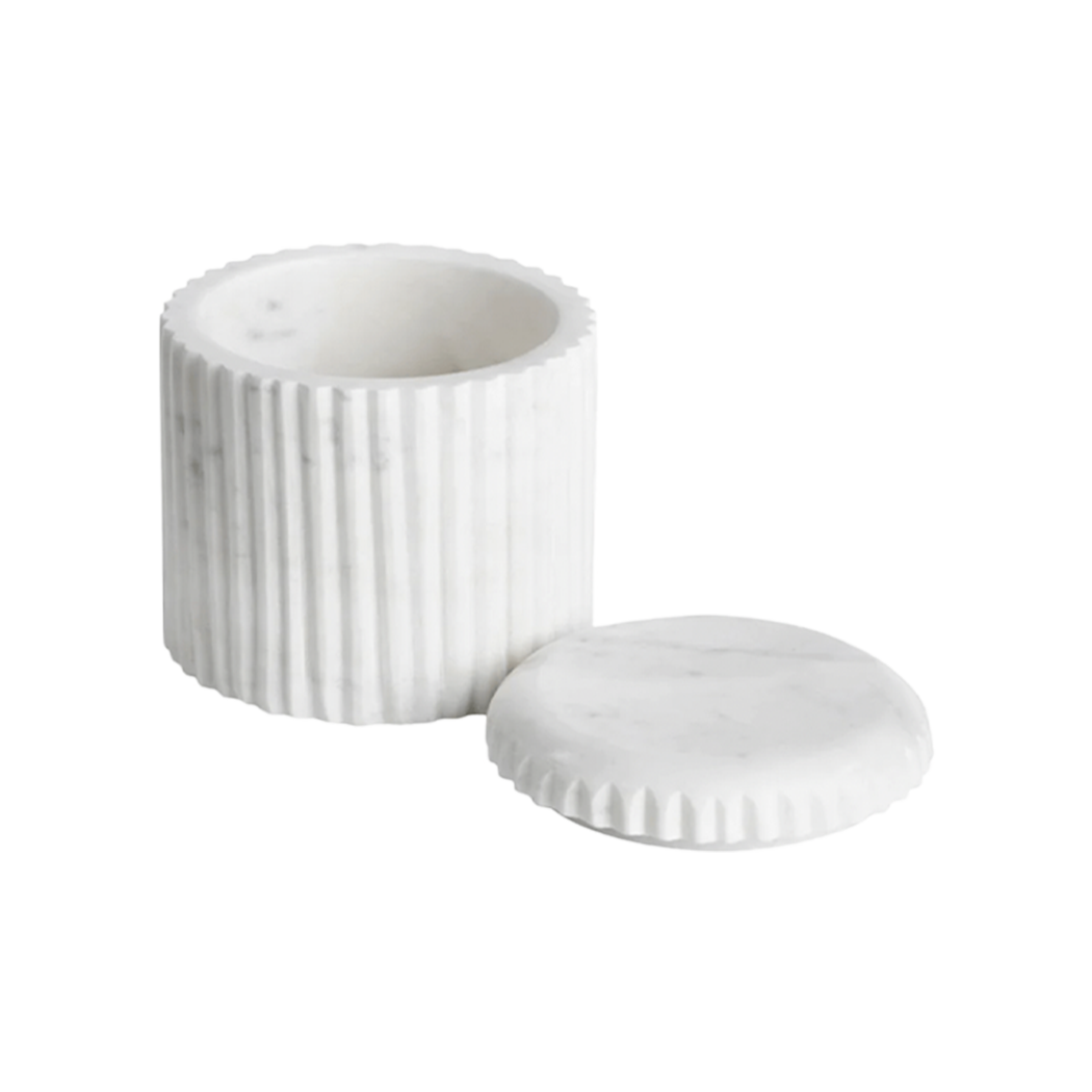 Saima Marble Canister - Source by Studio Skara