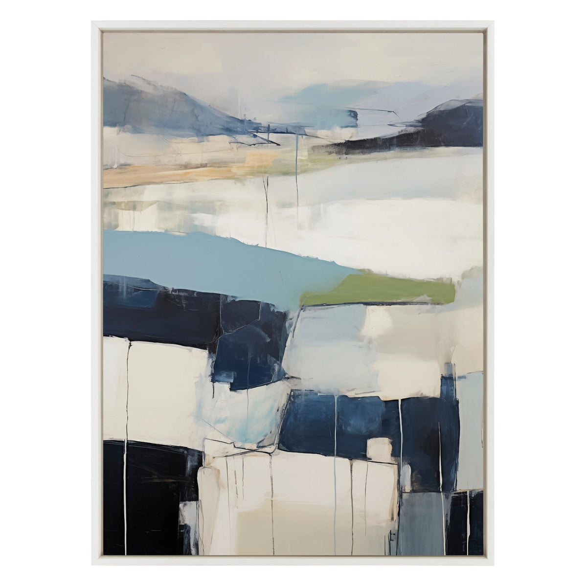 Sylvie Skyline I Framed Canvas by Amy Lighthall