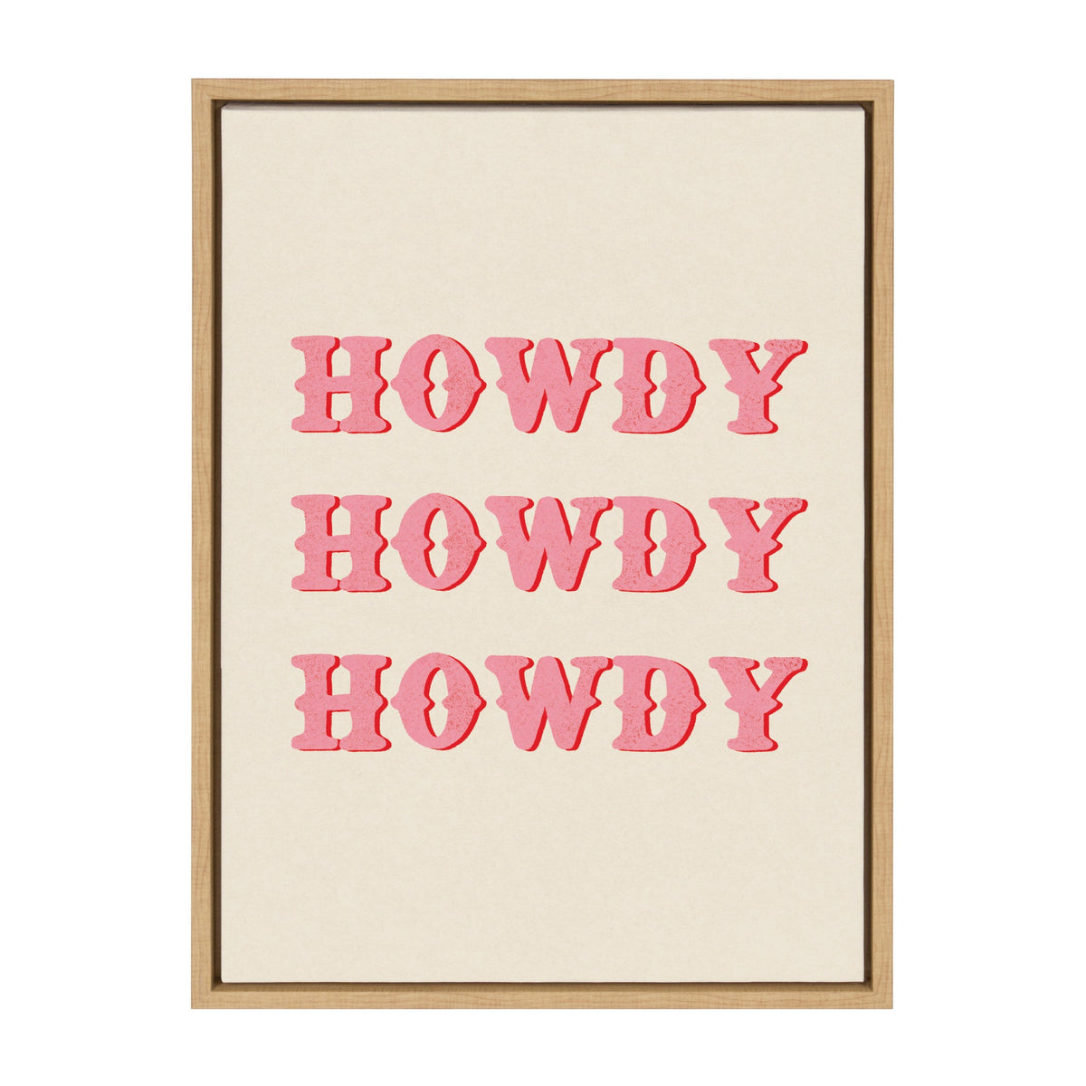 Sylvie Howdy Framed Canvas by Tània García