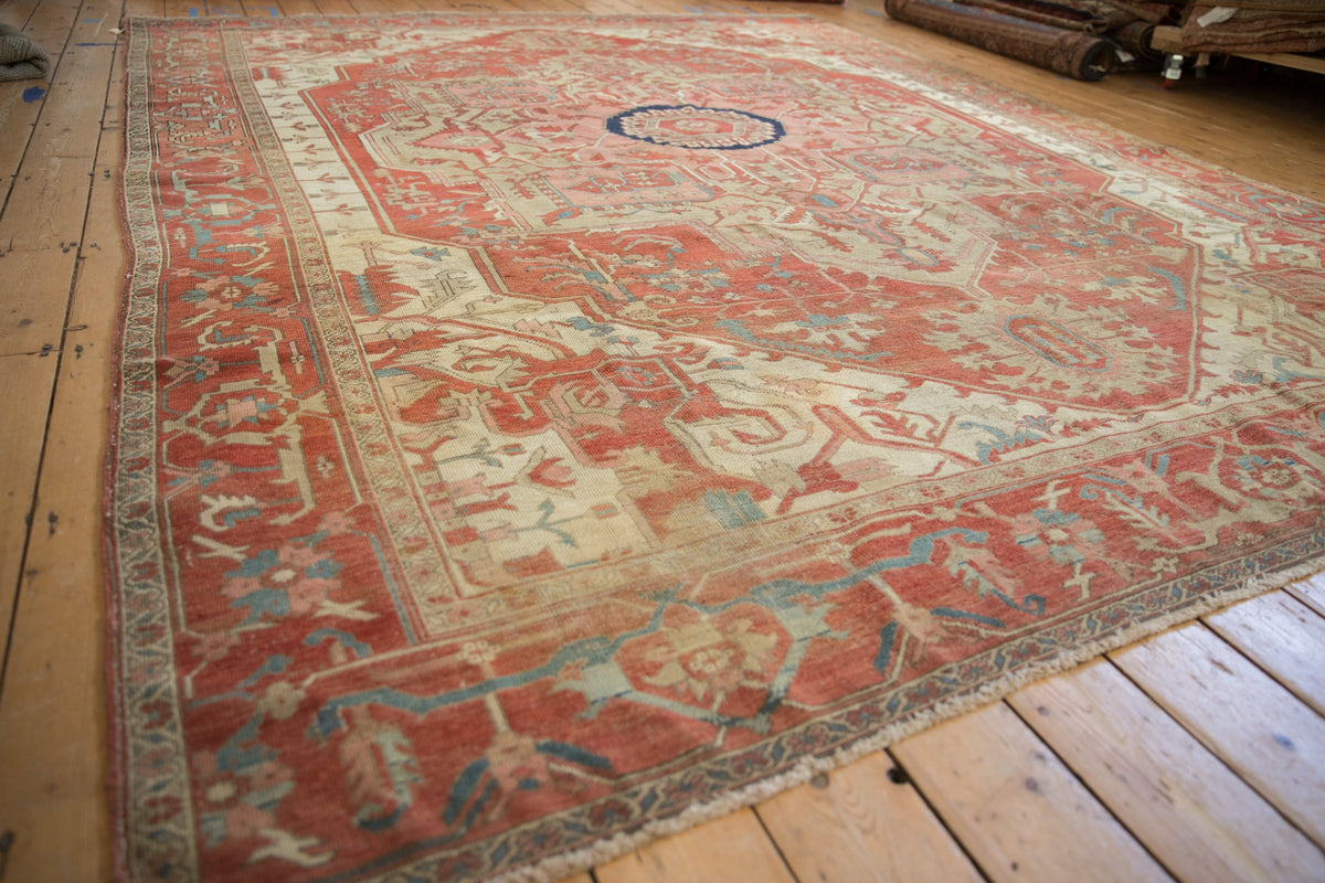 9x12 Antique Serapi Carpet