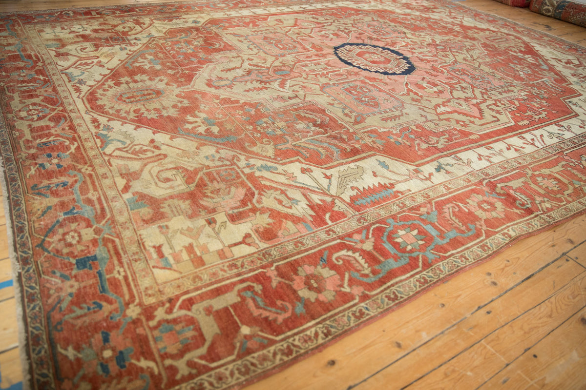 9x12 Antique Serapi Carpet