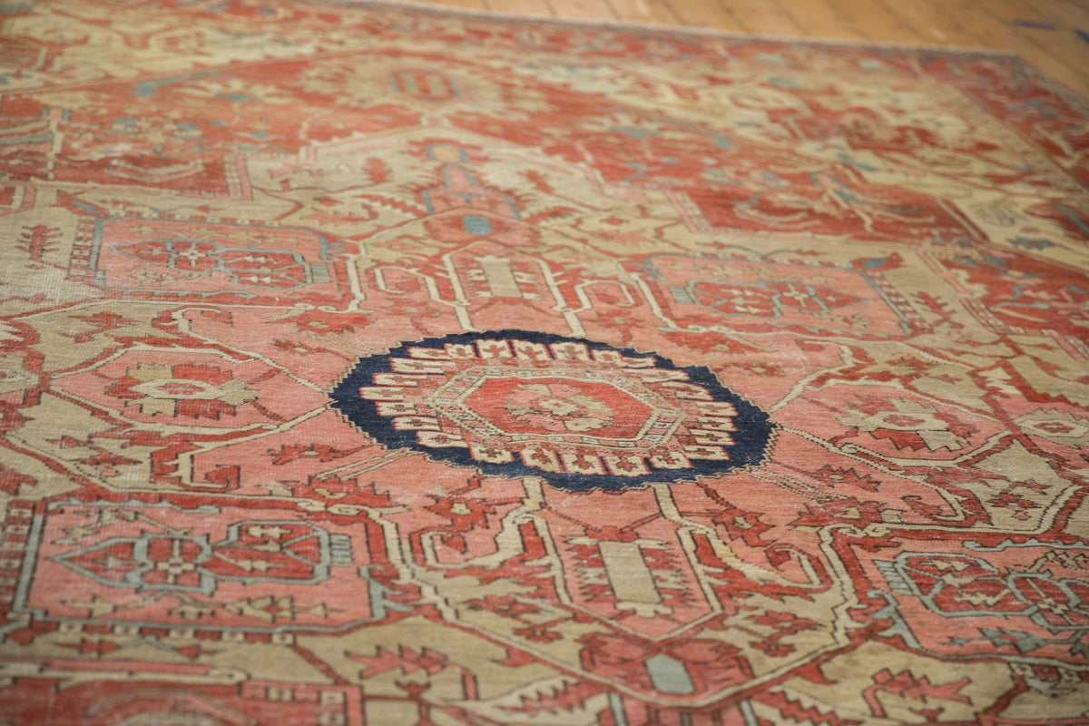 9x12 Antique Serapi Carpet