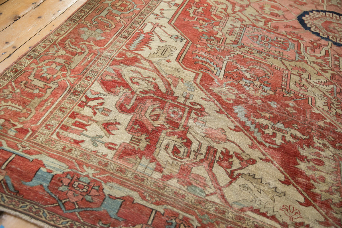 9x12 Antique Serapi Carpet