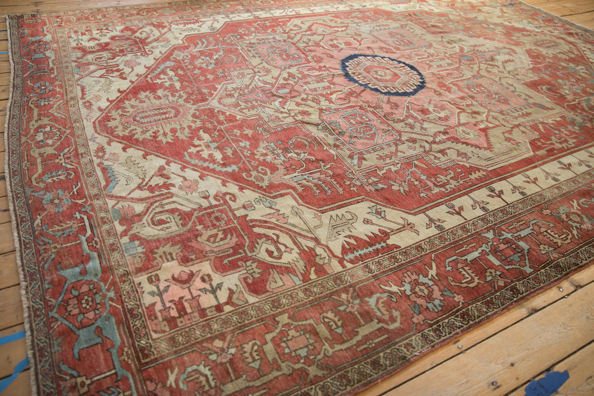 9x12 Antique Serapi Carpet