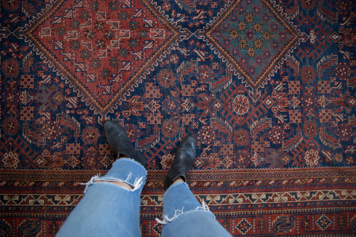 RESERVED 7.5x16 Vintage Afshar Carpet Runner
