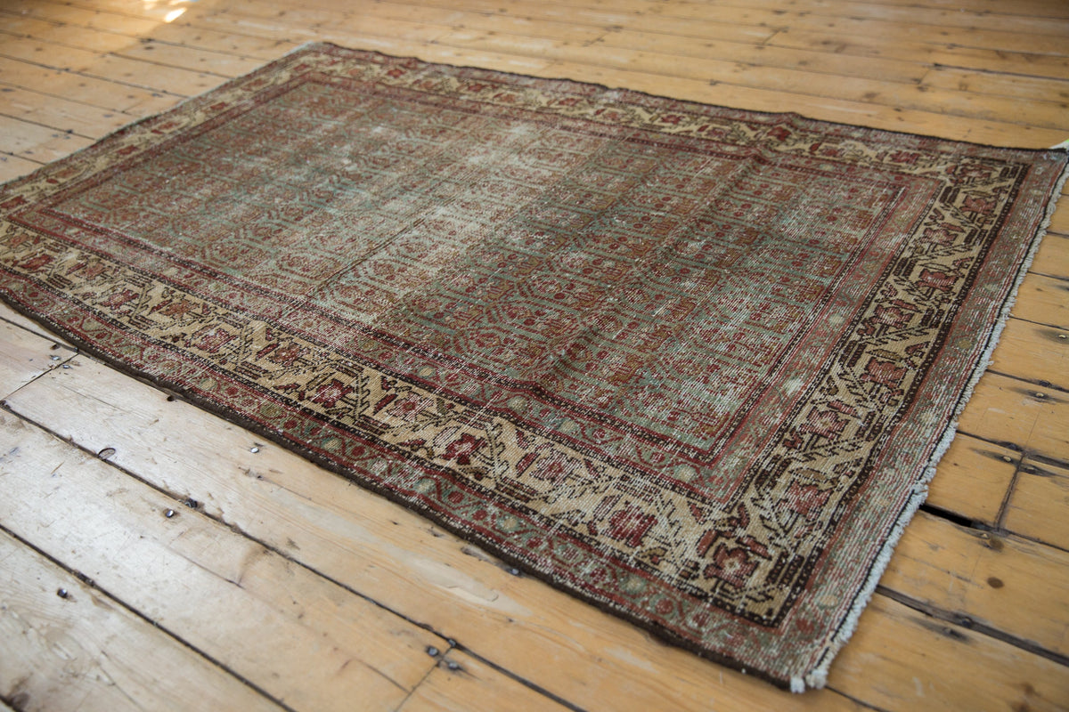 4x6 Vintage Distressed Hamadan Rug