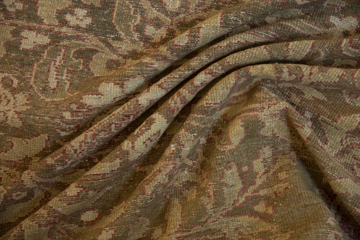 12x15 Vintage Distressed Malayer Carpet