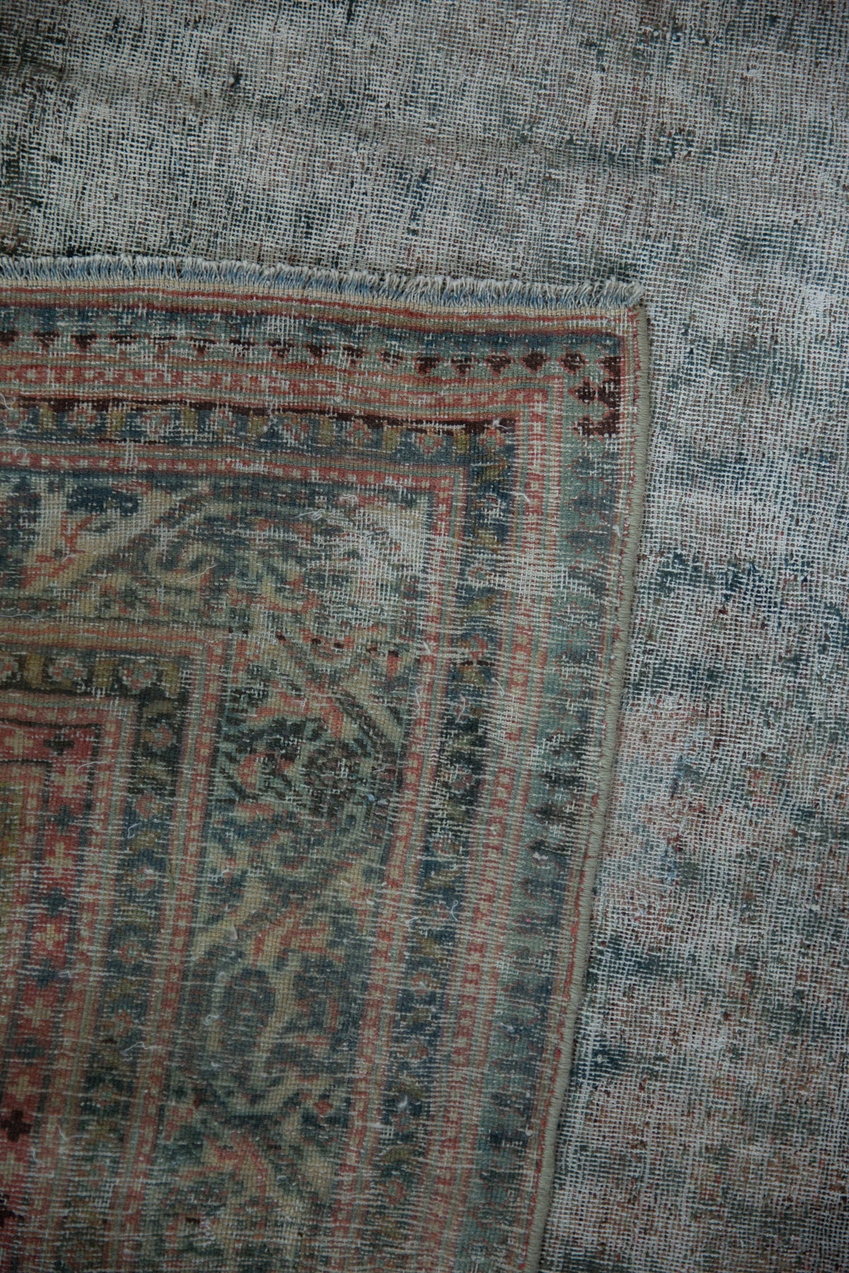 6x13 Vintage Distressed Malayer Carpet