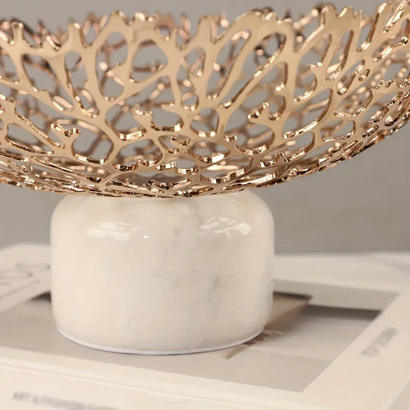 Snack Tray - Luxury Ceramic White