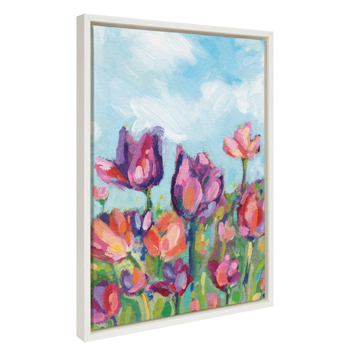 Sylvie Spring Framed Canvas by Rachel Christopoulos