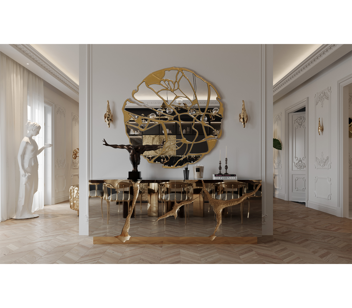 Soleil Sconce Wall Lamp by Boca do Lobo – view 6
