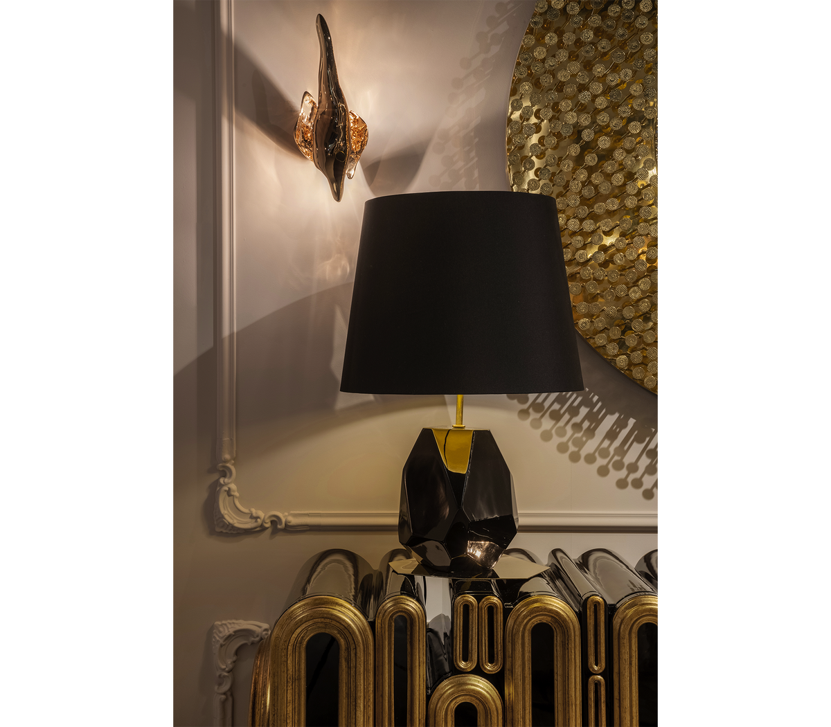 Soleil Sconce Wall Lamp by Boca do Lobo – view 7