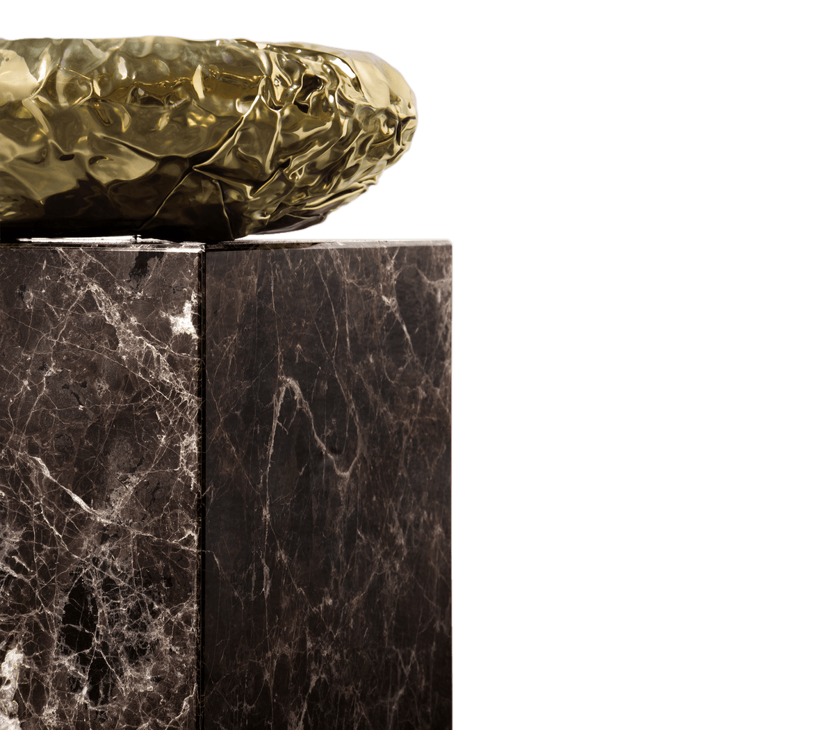 Stonehenge Emperador Side Table by Boca do Lobo – view 5