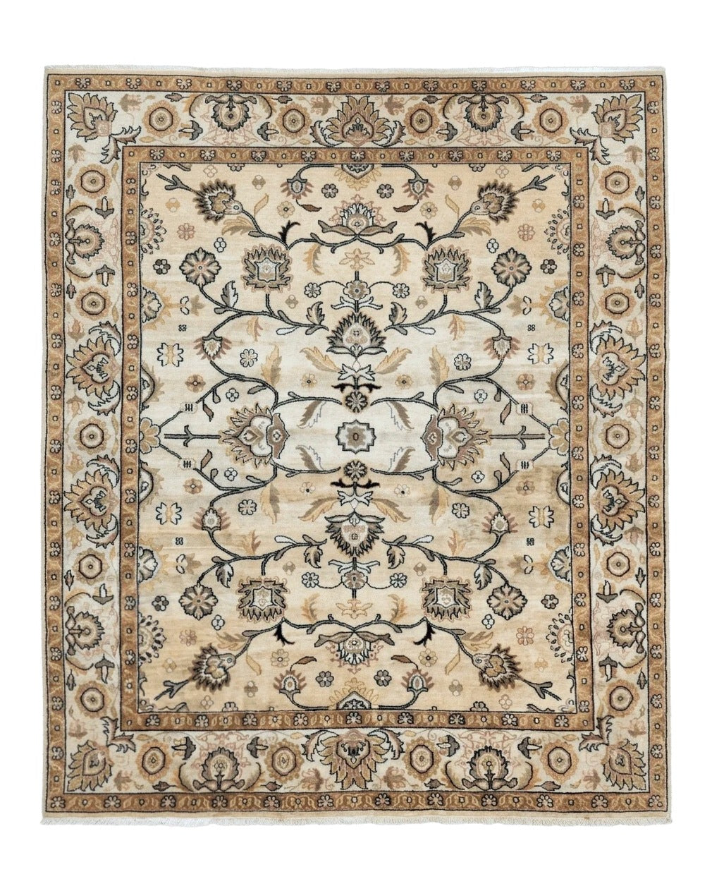 Turkish Oushak Rug 8x10, Vintage Wool Carpet - Jewel Rugs