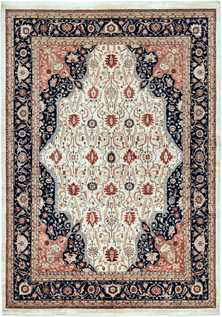 Large Palace Sized Rug 13x19, Stark Carpet, Traditional Wool Handmade Rug, Beige - Jewel Rugs