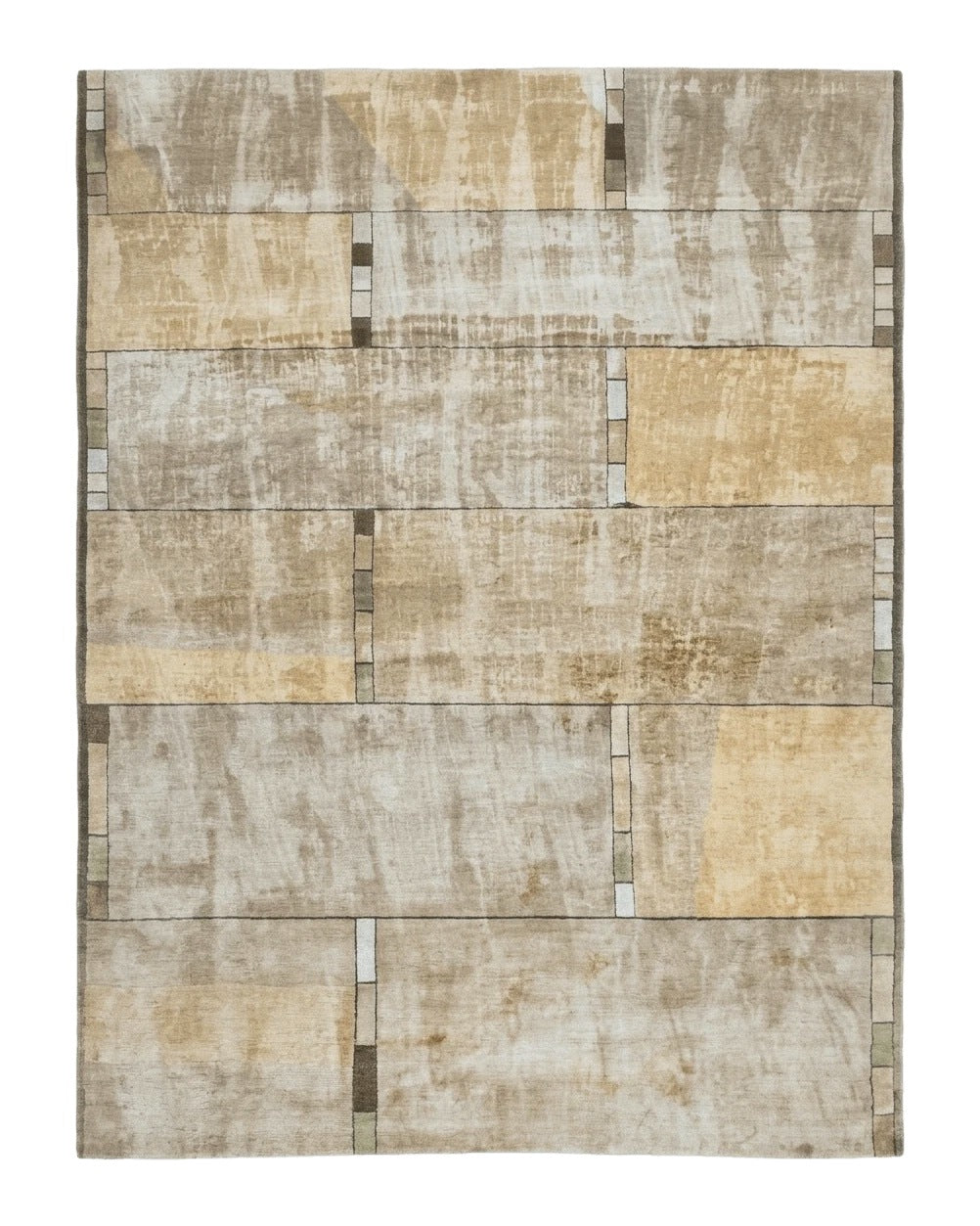 Tufenkian Tibetan Rug 12x16, Handmade Wool Modern Area Rug, Palace Size Carpet - Jewel Rugs