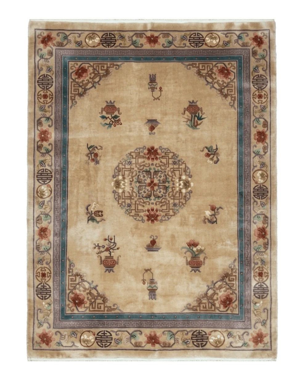 Chinese Wool Rug 8x12, Chinese 90 Line Rug - Jewel Rugs