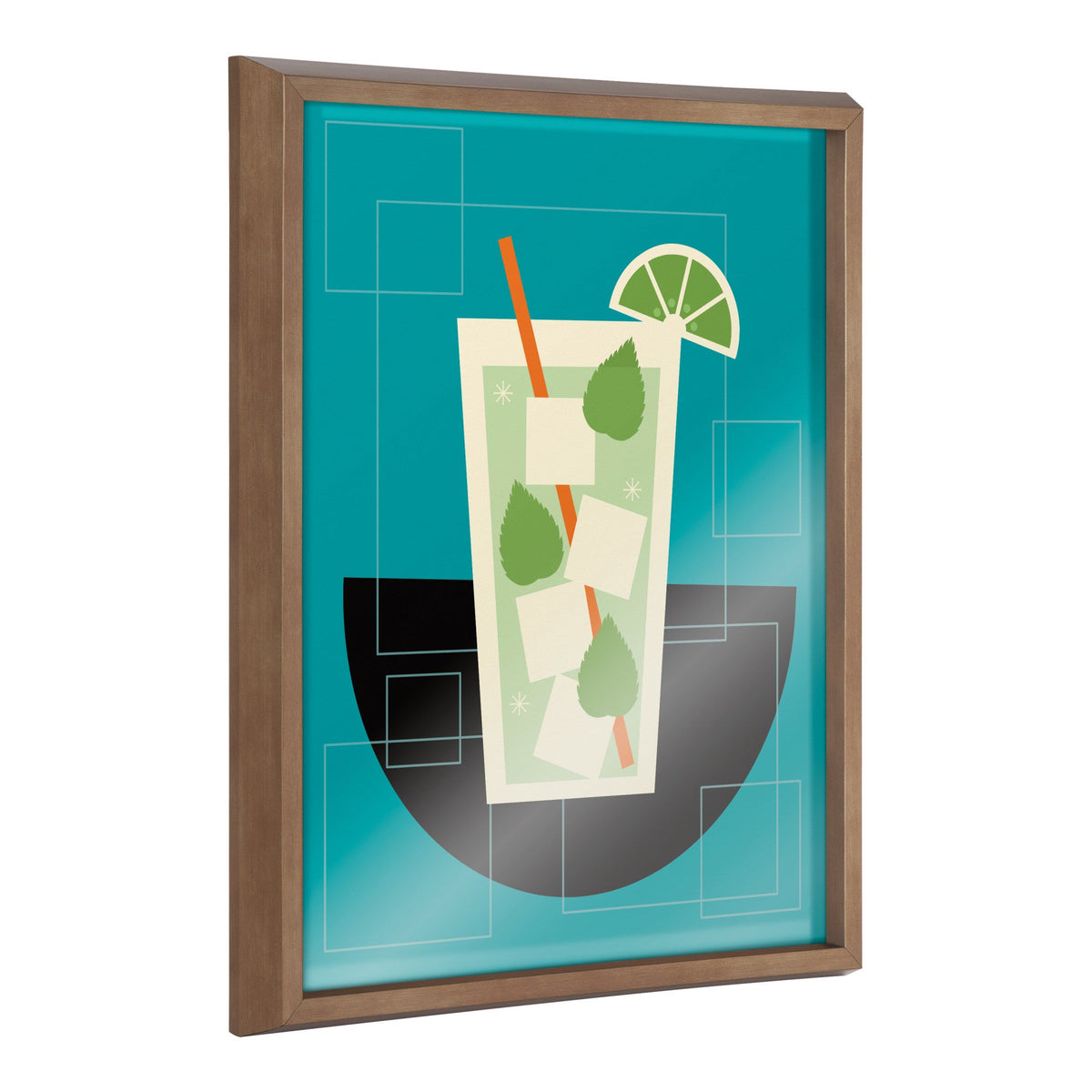 Blake Mojito Framed Printed Art by Amber Leaders Designs