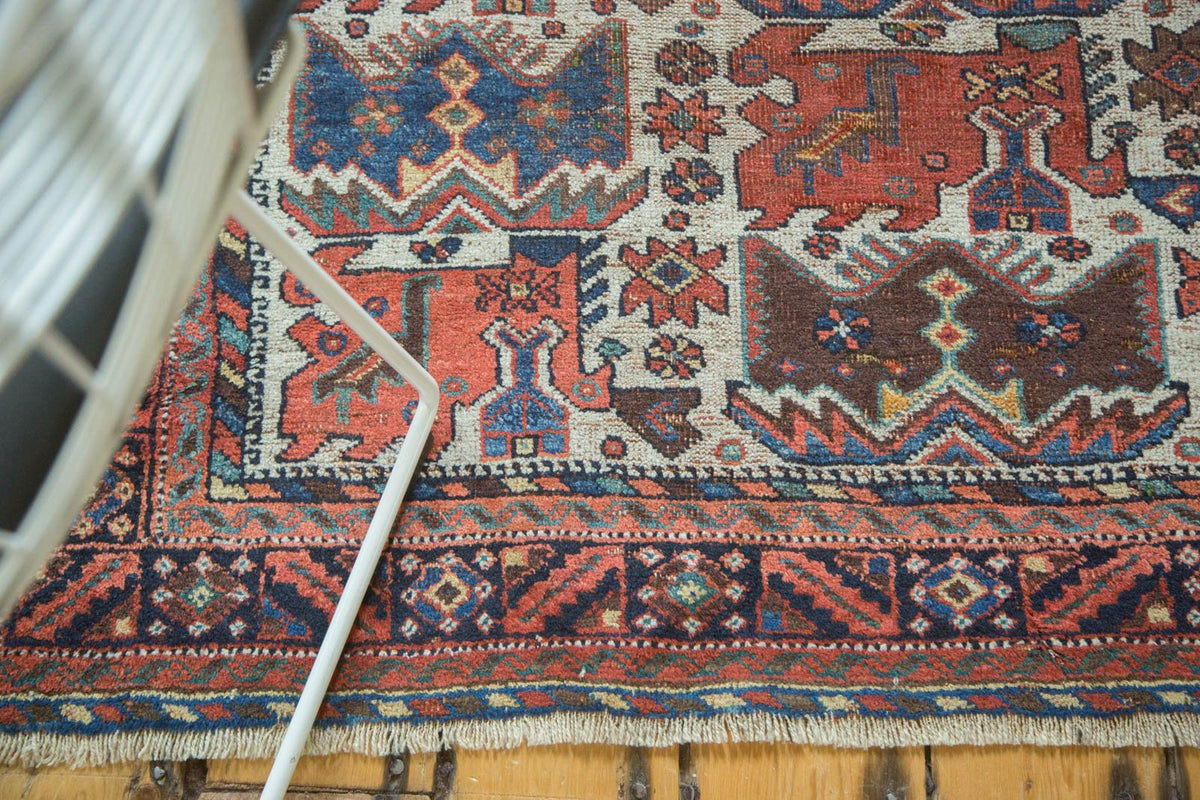 4x4.5 Antique Afshar Square Rug