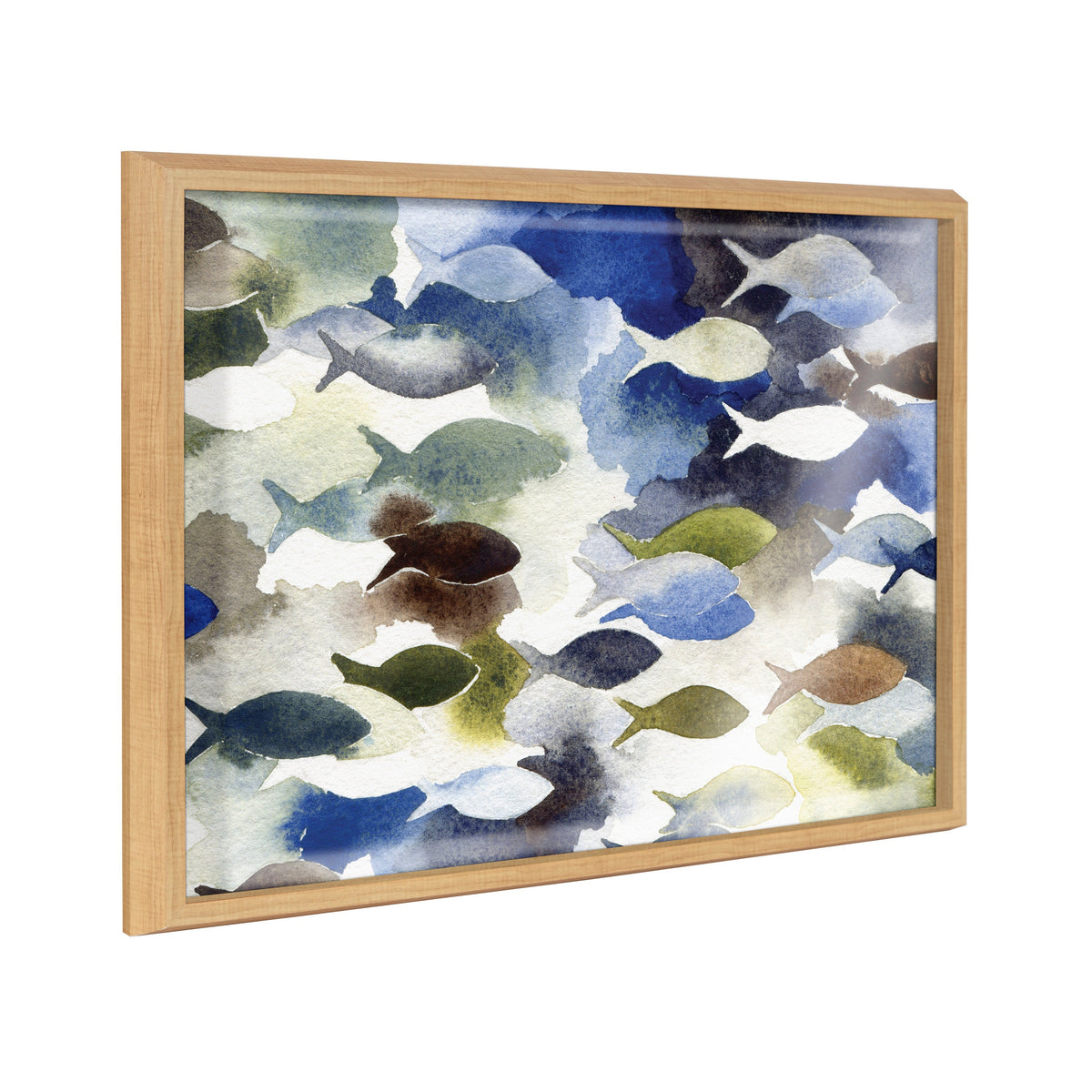 Blake Concurrent Framed Printed Glass by Janet Meinke-Lau