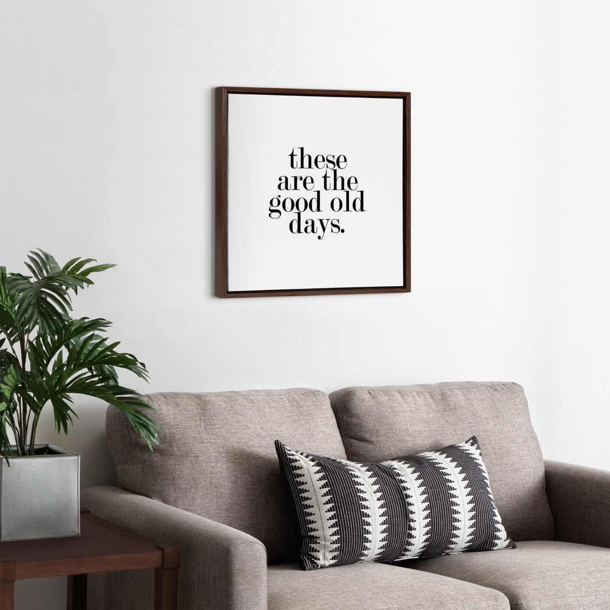 Sylvie Good Old Days Framed Canvas by Maggie Price of Hunt and Gather Goods